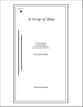 A Strip of Blue SSA choral sheet music cover